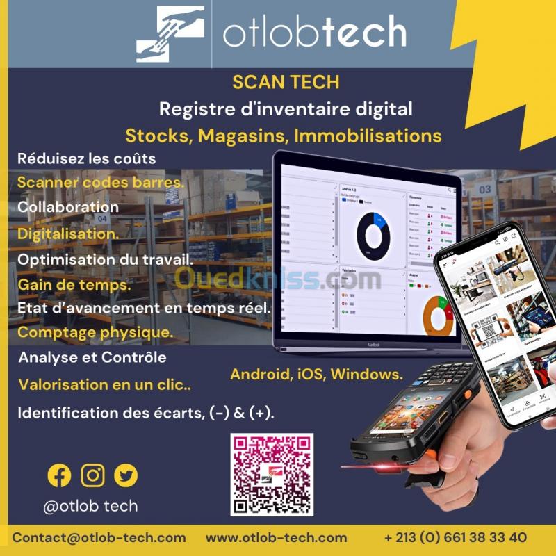  Inventaire Digital Pour Stocks, Magasins, Immobilisations