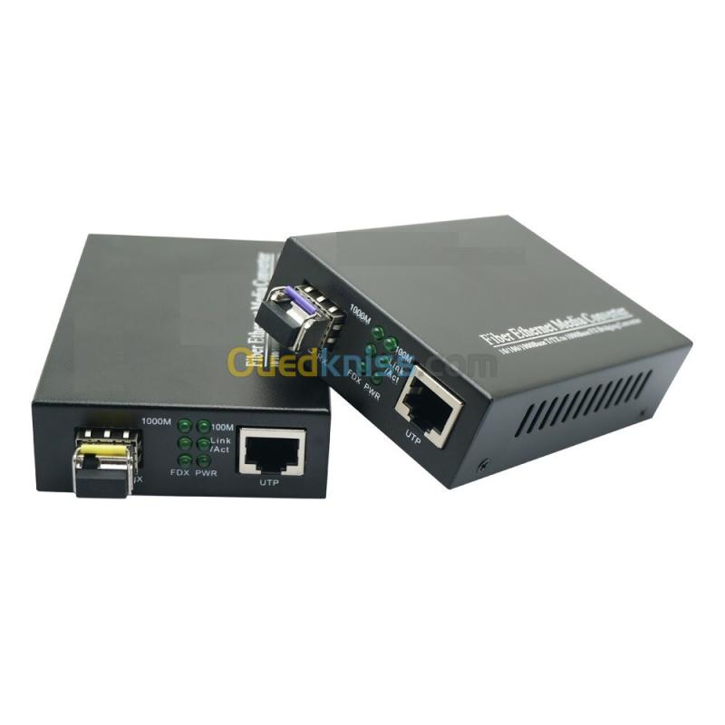 MEDIA CONVERTER 1SFP-to-1RJ45 10/100/1000M
