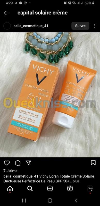  Vichy Crème onctueuse perfectrice de peau SPF 50+