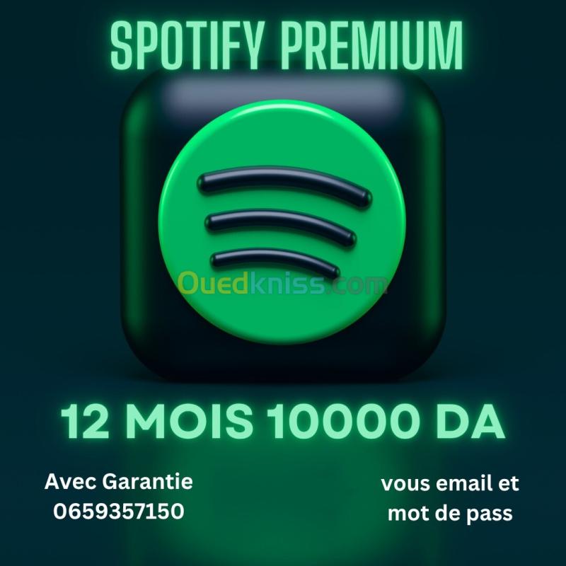 Spotify Premium Officiel Avec Votre Email (3-6-12 Mois) Garantie 3