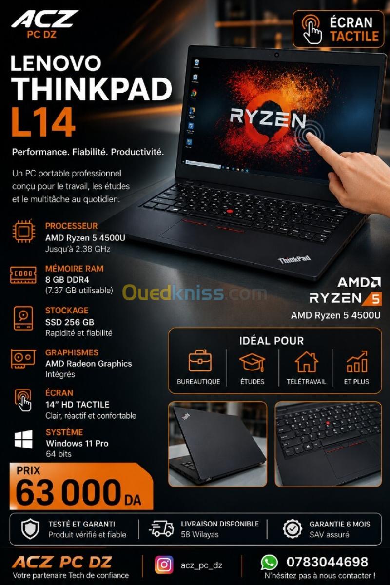 LENOVO THINKPAD L14 Ryzen 5 4500