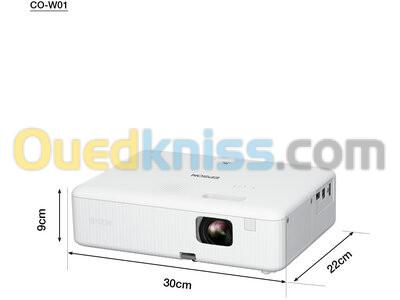 VIDEOPROJECTEUR EPSON CO-W01 WXGA 3.000 LUMEN HDMI/VGA