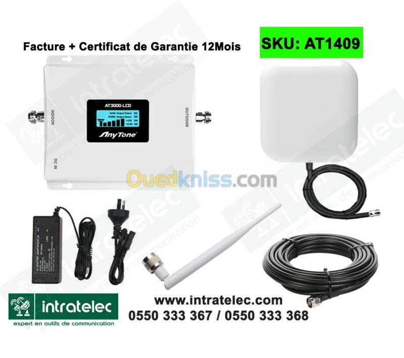  Amplificateur Gsm répéteur Anytone Tri-Band 2G/3G/4G Made in Korea AT1409