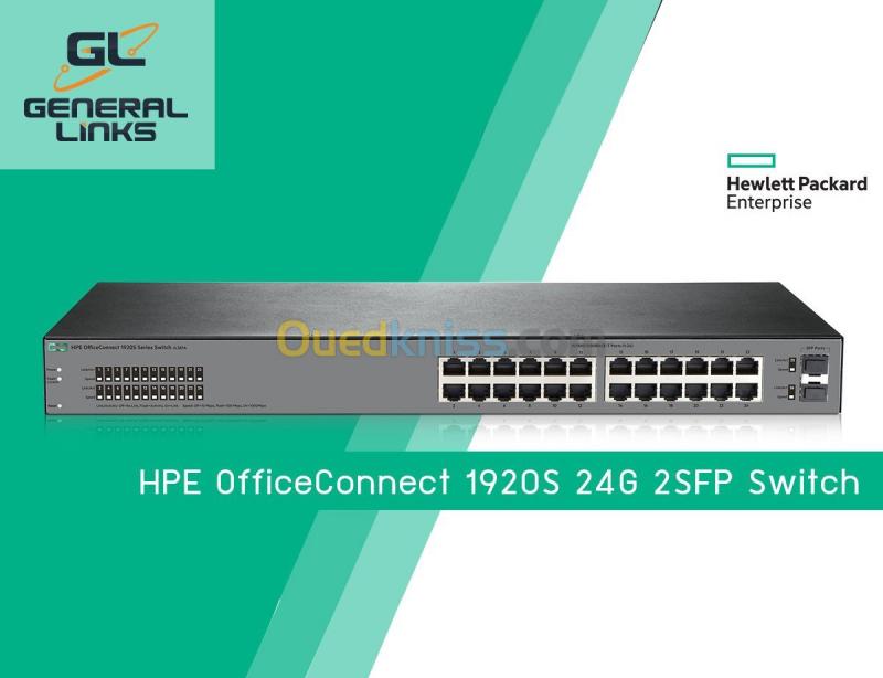  Switch HPE 1920S 24 Giga 2SFP Manageable JL381A