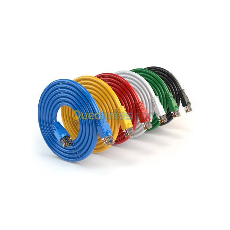 Cordon de Brassage F/UTP S/FTP Cat6, Cat6A, Cat7 - Haute Performance et Fiabilité