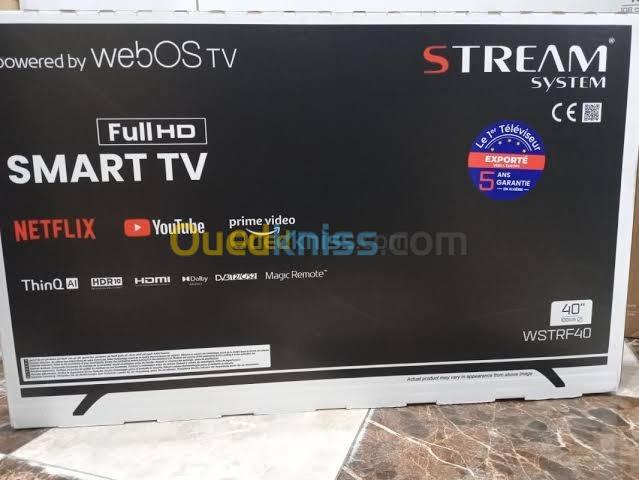  Téléviseur stream 40 pouces smart webOS 