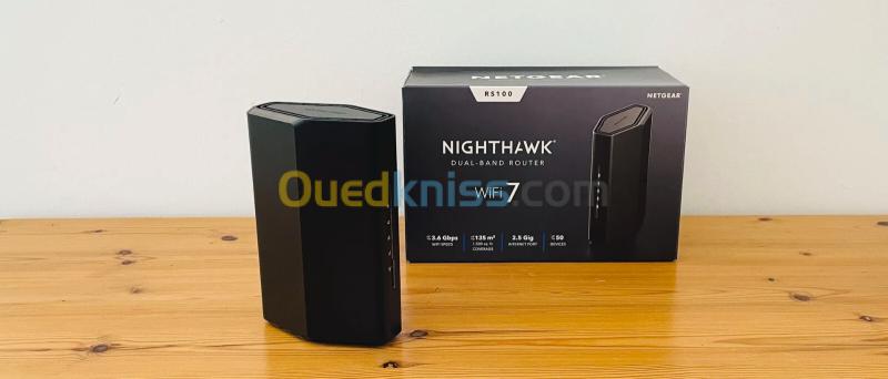 NETGEAR Nighthawk RS100 - Routeur WiFi 7 Bibande (BE3600) | Port 2.5G Multi-Gig 2