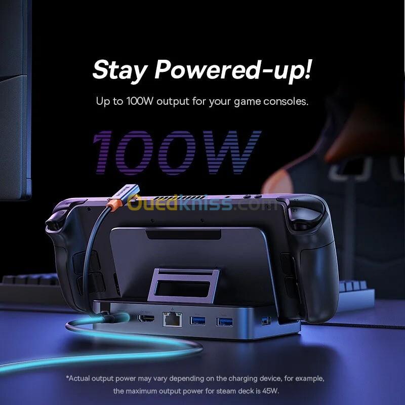 Baseus GamerX Series 6-Port Type-C HUB Steam Deck - Asus ROG Ally 4