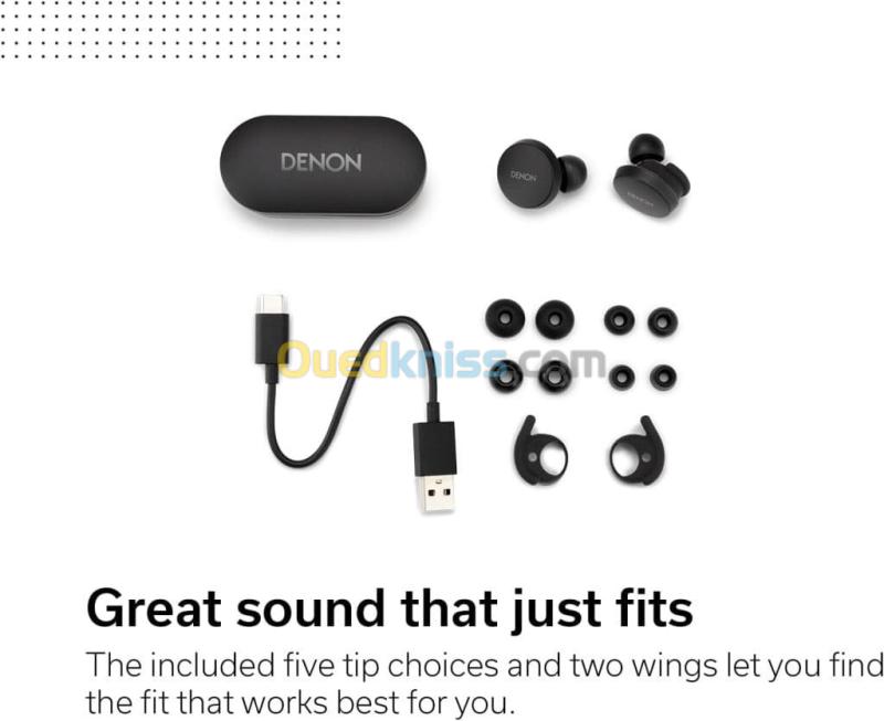 Denon PerL | Son Personnalisé par IA | ANC & IPX4 | Original 5