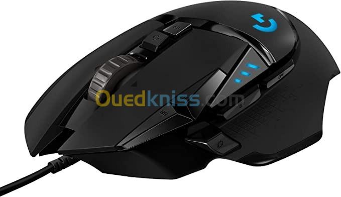 SOURIS LOGITECH G502 GAMING FILAIRE  HERO BLACK 4