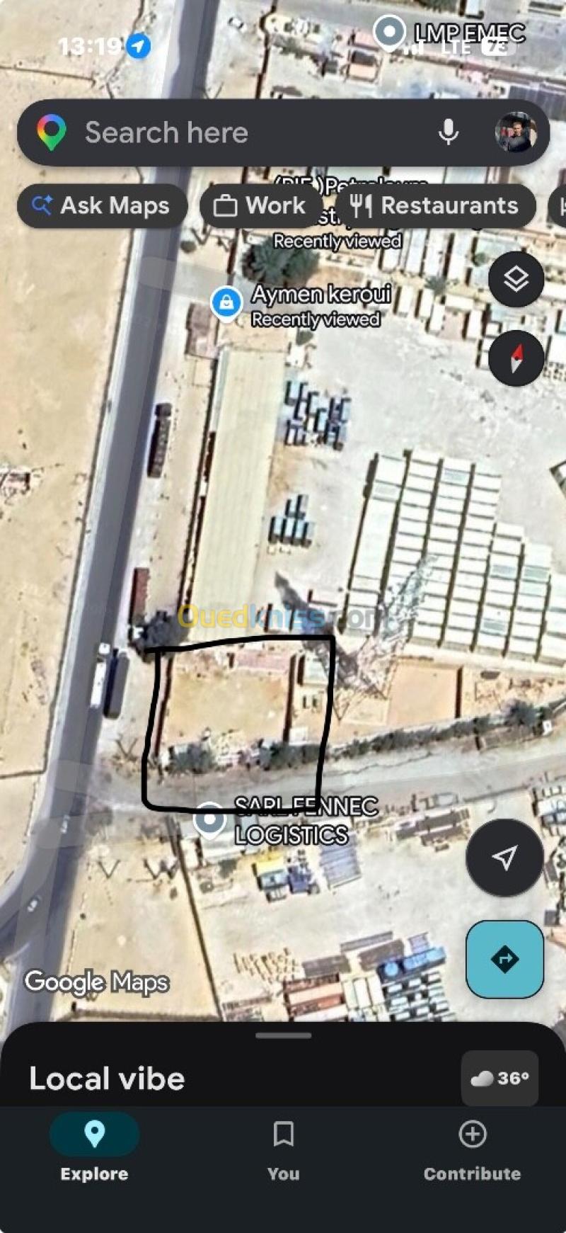 Location Terrain Ouargla Hassi messaoud 4