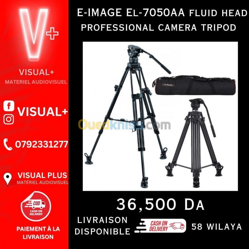  E-IMAGE El-7050AA 1.8m Fluid Head Professional Camera Tripod Stand  