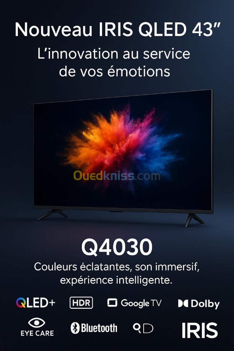 IRIS 43"Q4030 QLED GOOGLE TV 60FPS