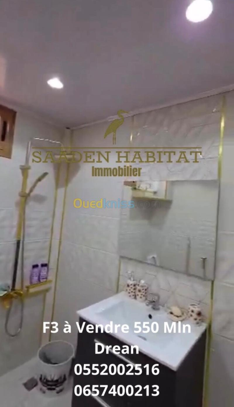 Vente Appartement F3 El Tarf Drean 4