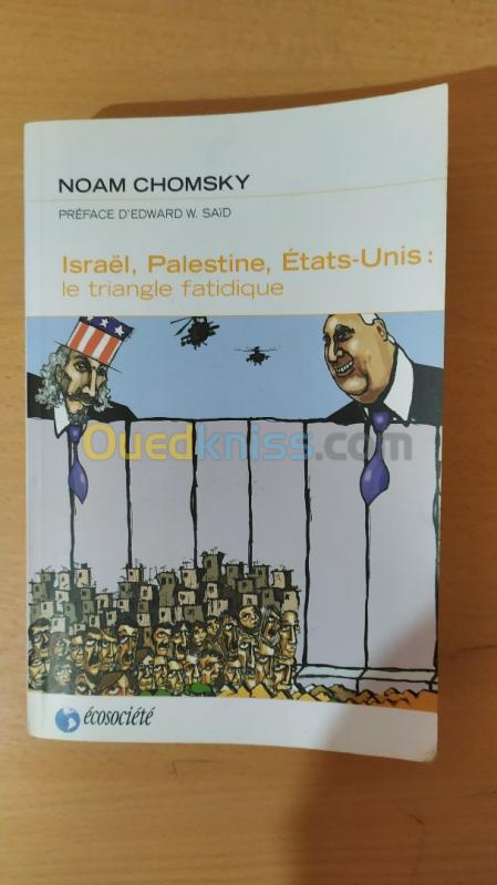  Palestine, israel, états-unis : le triange fatidique (livre de noam chomsky)