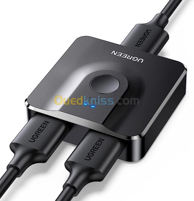  Ugreen switch commutateur bidirectionnel répartiteur HDMI/4K/60Hz