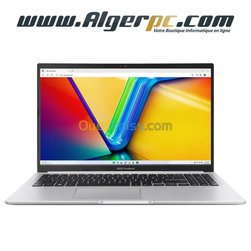 ASUS Vivobook 15 (X1502VA) Core i7-13700H/8Go DDR4/512Go SSD/Intel Iris Xe/Ecran 15.6 en FHD/WiFi 6/Clavier AZERTY Bilingue(FR/AR)/Windows 11 Pro