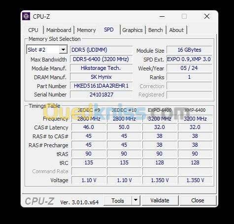 Ram ddr5 16x2 6400mhz cl32 2