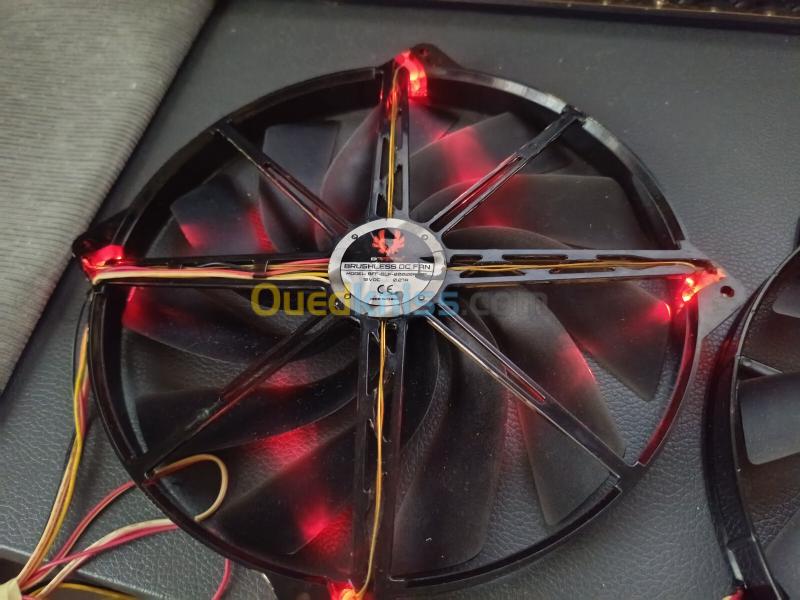 VENTILATEURS BITFENIX 200mm + COOLERMASTER 120MM 4