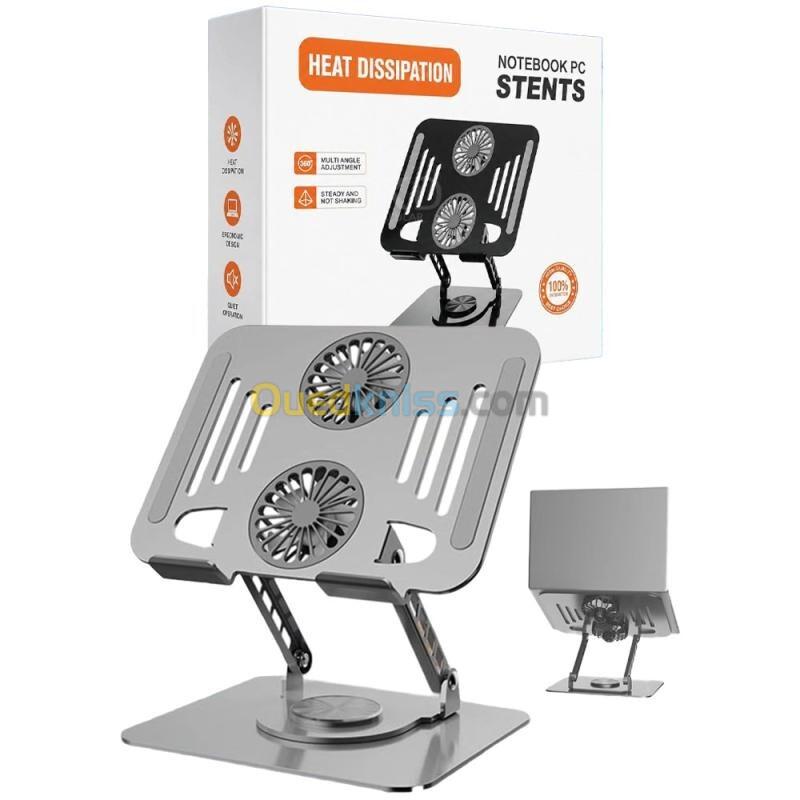 SUPPORT LAPTOP EN METAL 2 ventilos YL906