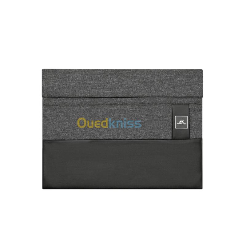 HOUSSE ECO POUR MACBOOK PRO 16" ET ULTRABOOK 15.6" RIVACASE 8805 BLACK MELANGE 2
