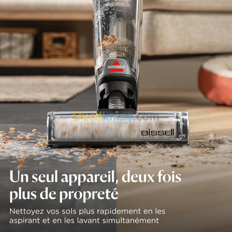 Aspirateur balai laveur sans fil Bissell CrossWave OmniForce garantie 2 ans 10