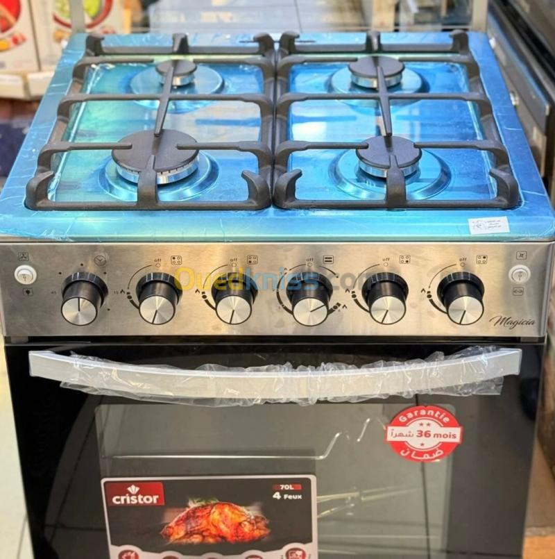 CUISINIERE CRISTOR 4 FEUX INOX VENTILLE FONT 2