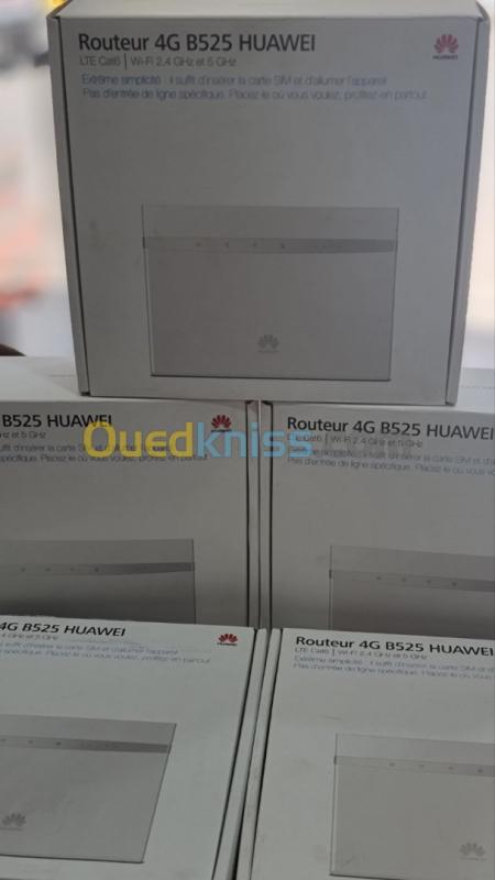  Huawei B525s-23a blanc ► Modem Routeur 4G+ ► Cat. 6 LTE ►RJ45 + RJ11 + WiFi AC+ 2SMA antenne externe