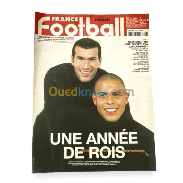   gros lot de magazines France football de 1998 à 2007 bon état