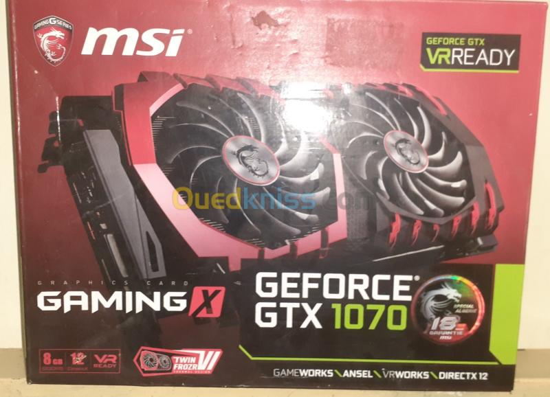 Msi geforce 1070 online gaming x