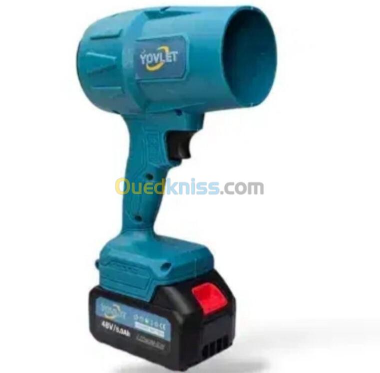 Souffleur d'air à jet rechargeable 48 V avec 1 batteries  Bleu