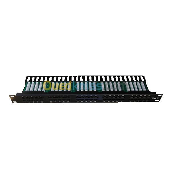 PANNEAU DE BRASSAGE TELEPHONIQUE 50PORT