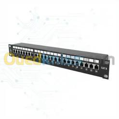 PANNEAU DE BRASSAGE CAT6 UTP 24PORT /CAP/
