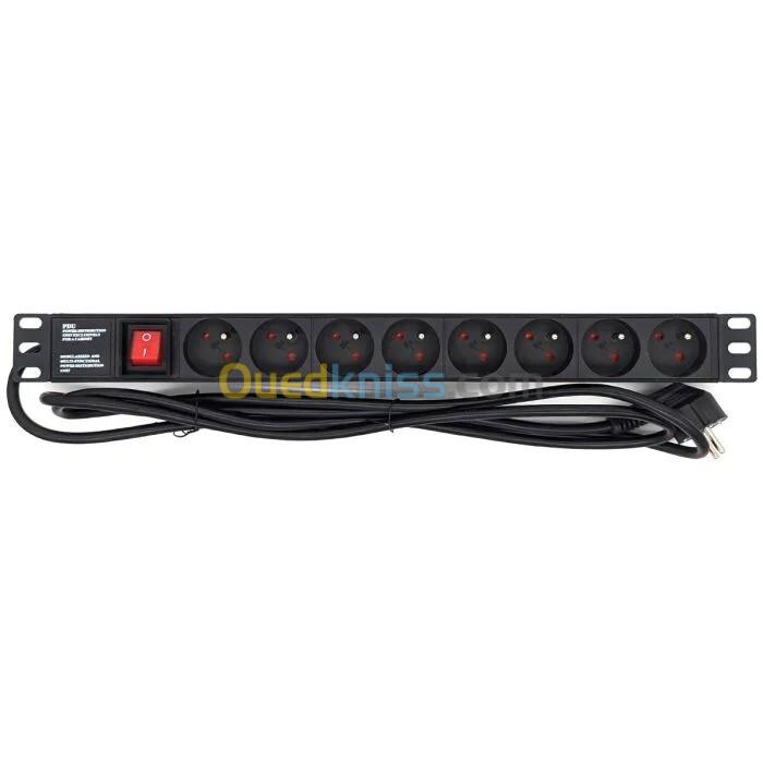 Bandeau dalimentation PDU 1U rackable  8 prises sigma