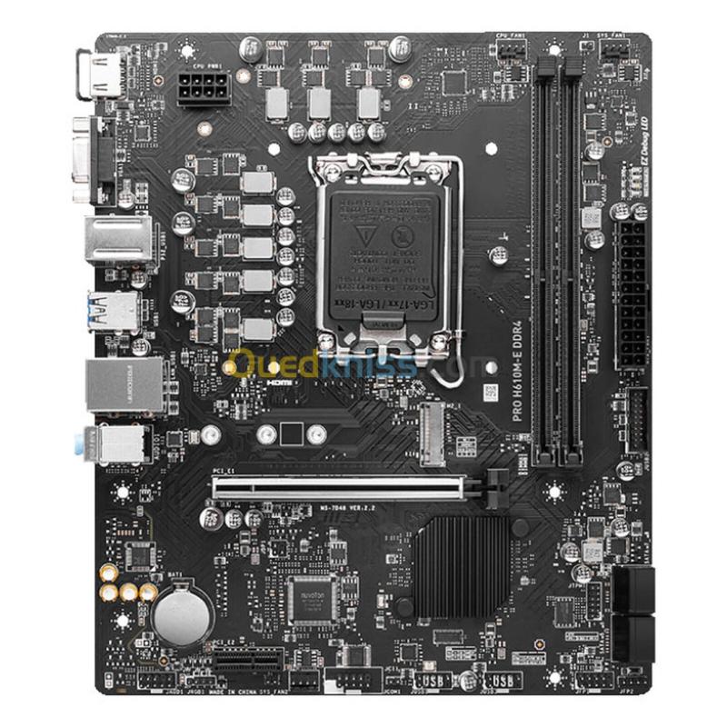 CARTE MERE MSI PRO H610M-E DDR4 SOCKET 1700 2