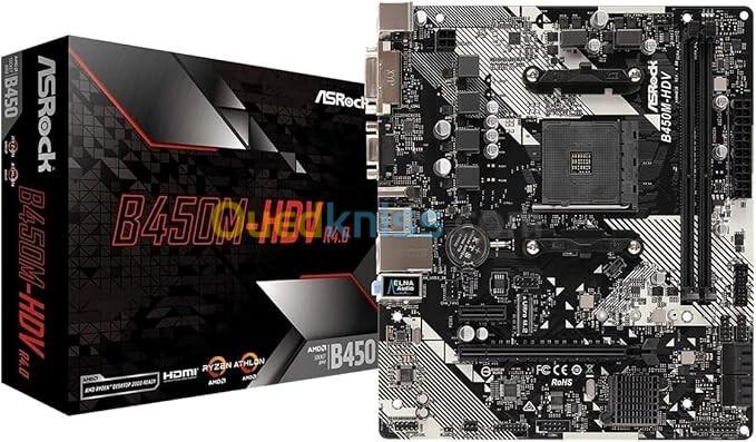 CARTE MERE ASROCK B450M-HDV R4.0 SOCKET AM4