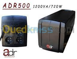 ONDULEUR ADR-500 1200VA / 720W 3 Sorties-Prises 2