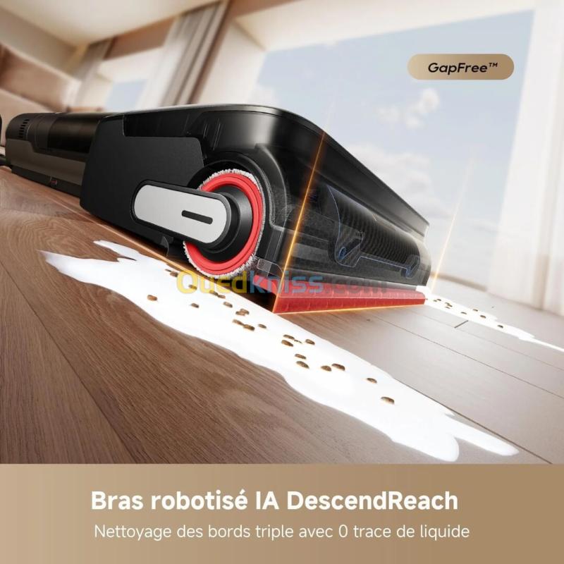 DREAME Aspirateur laveur intelligent H15 Mix :7en1-23000pa -temps75min-séchage nettoyage automatique