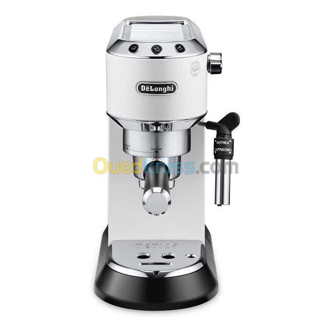 Machine à café A bras 15 bar Dedica STYLE EC685W- buse vapeur-blanche