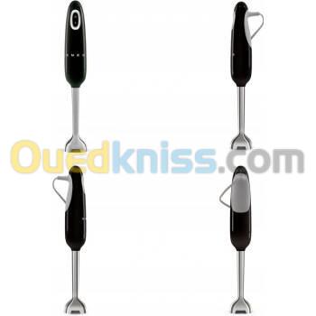 BRAS Mixeur Smeg ,Fonction Turbo et Système de Coupe Flowblend, Puissance 700W,Noir - HBF11BLEU 2
