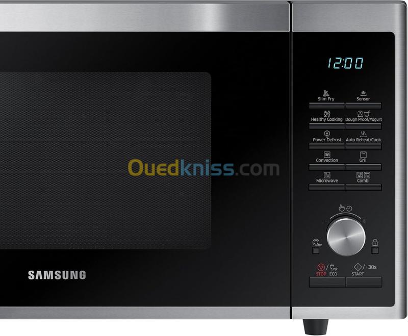 Four micro-ondes Samsung- 32 Litres 2900 Watts 52 cm MC32J7055CT Plaque tournante, Décongélation 5