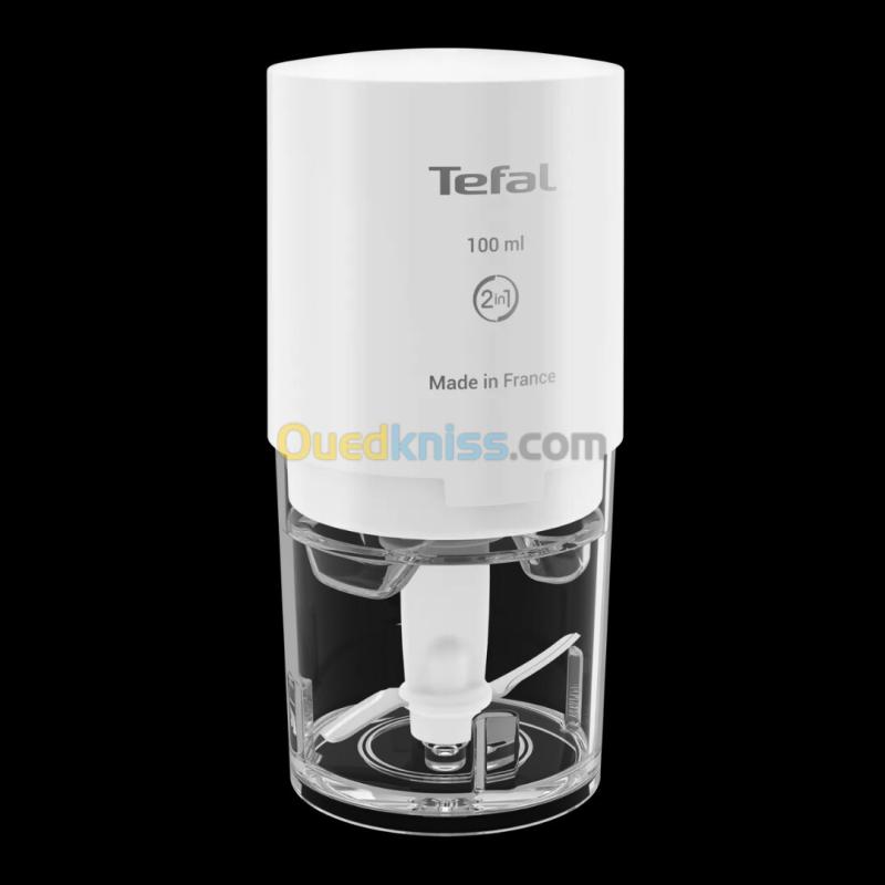 Tefal Mini hachoir électrique, Fonction 2-en-1- 100ml-220W-mb120n10 2