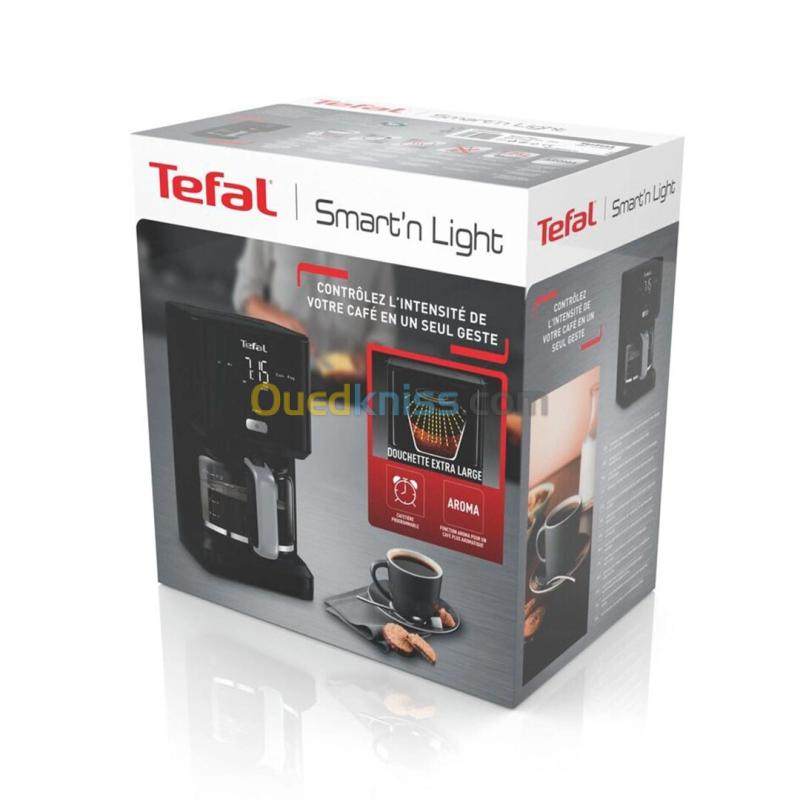 Machine a café filtre tefal SMART N'LIGHT 10/15 TASSES CM600810 - 1,25L - 1000w