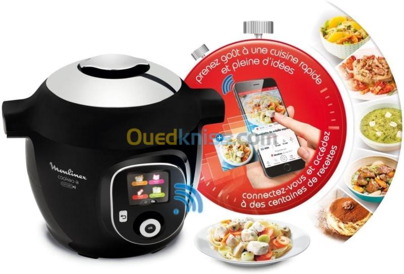 Moulinex COOKEO+ CONNECT MULTICUISEUR INTELLIGENT 6 PROGRAMMES, 200 RECETTES 6L NOIR CE867810 4
