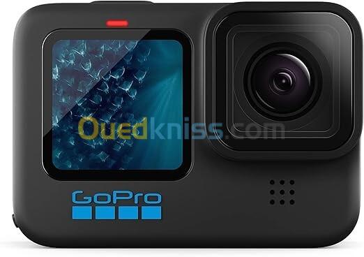 GoProHERO11 Black Caméra étanche vidéo UltraHD 5.3K60, Diffusion Direct, Webcam, stabilisation 1080p 2