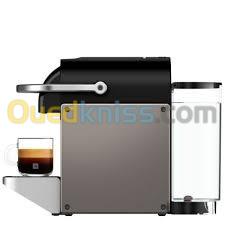 Machine a café capsules NESPRESSO pixie titane - c62- 19 bars - 2 recettes - 0,70 L 2