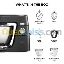 Kenwood Robot pétrin Titanium Chef Baker XL - 1200 Watt - noir- balance intégré -kvl8500.4bk 2