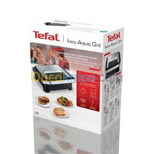 Tefal Grille-viande / panineuse GC272D10 Noir Argent - 2000w - 6 personne - 3 programmes 6