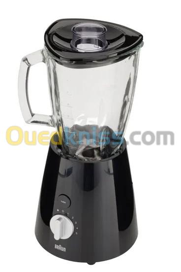 Blender en verre Braun JB3060 , 800 W, 1.75 liters, Blanc/NOIR خلاط زجاجي 2
