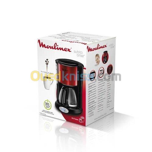 Moulinex Cafetière filtre programmable FG362D10 inox rouge - 1,25 L 10 tasses - 1000w 3